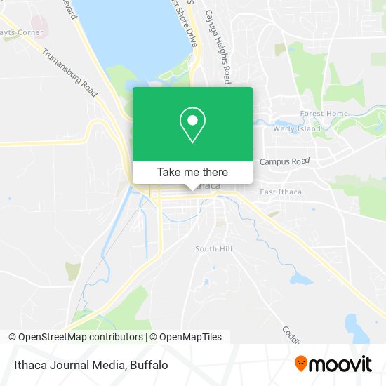 Ithaca Journal Media map