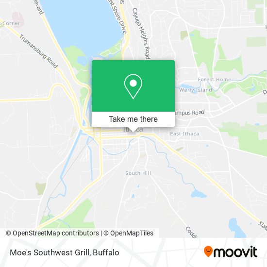 Moe's Southwest Grill map