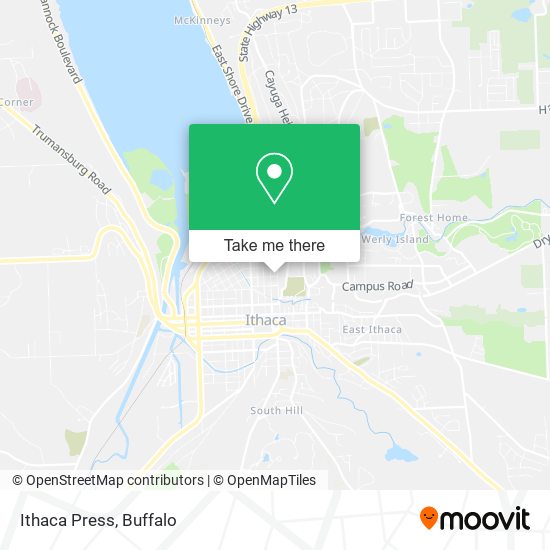 Mapa de Ithaca Press