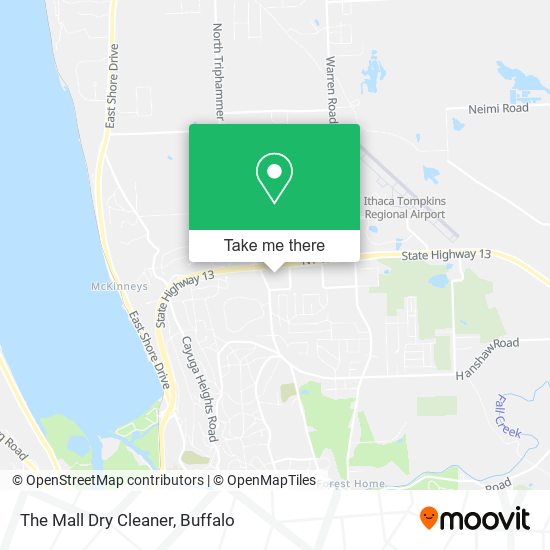 The Mall Dry Cleaner map