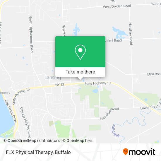 FLX Physical Therapy map