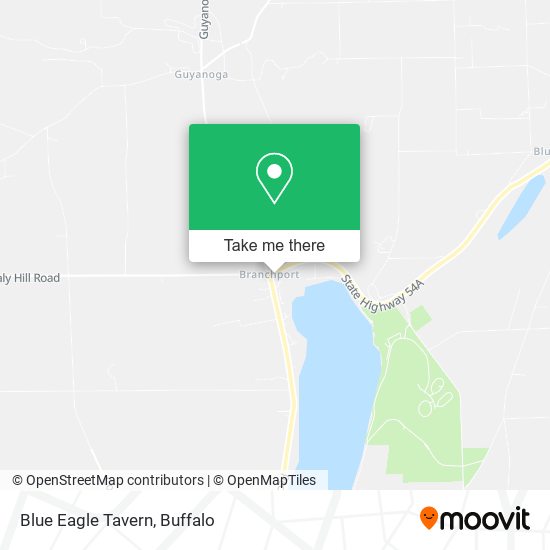 Mapa de Blue Eagle Tavern