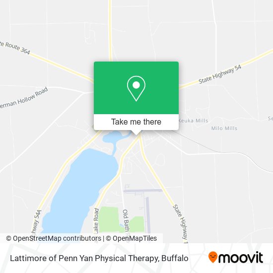 Lattimore of Penn Yan Physical Therapy map