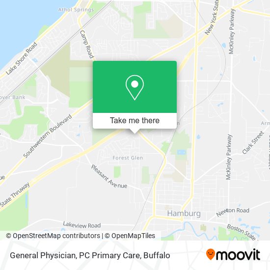Mapa de General Physician, PC Primary Care
