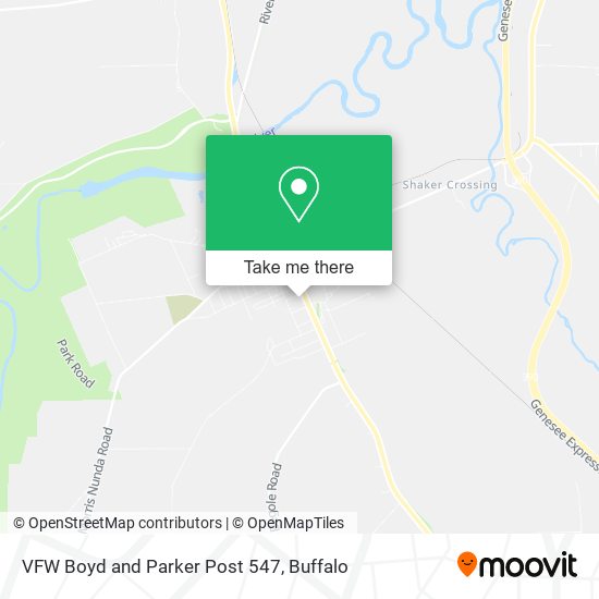Mapa de VFW Boyd and Parker Post 547