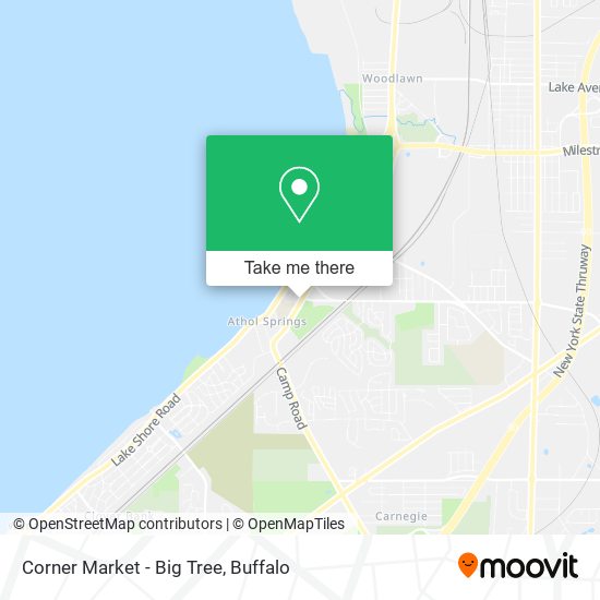 Mapa de Corner Market - Big Tree