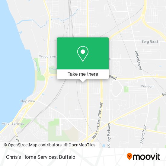 Chris's Home Services map
