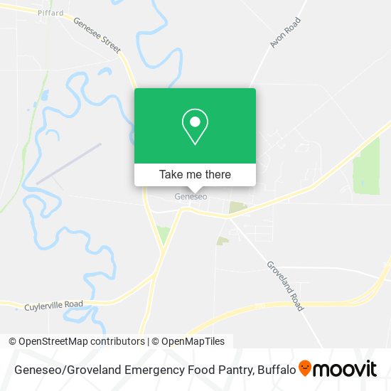 Mapa de Geneseo / Groveland Emergency Food Pantry
