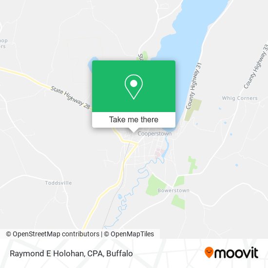 Mapa de Raymond E Holohan, CPA