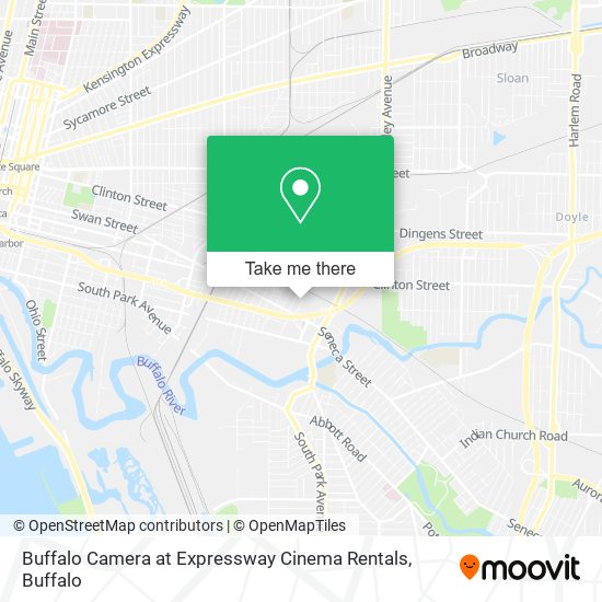 Buffalo Camera at Expressway Cinema Rentals map