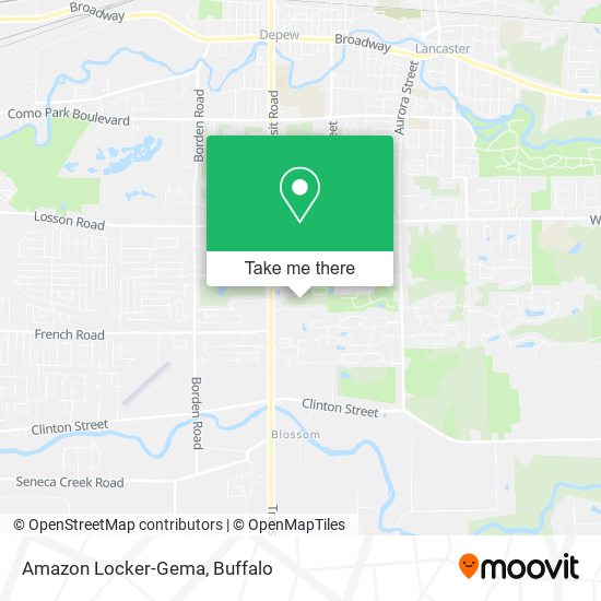 Amazon Locker-Gema map