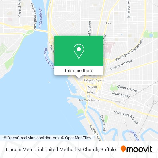 Mapa de Lincoln Memorial United Methodist Church