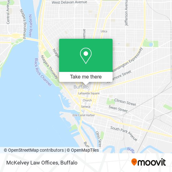 McKelvey Law Offices map