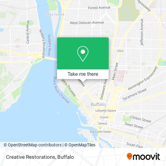 Creative Restorations map