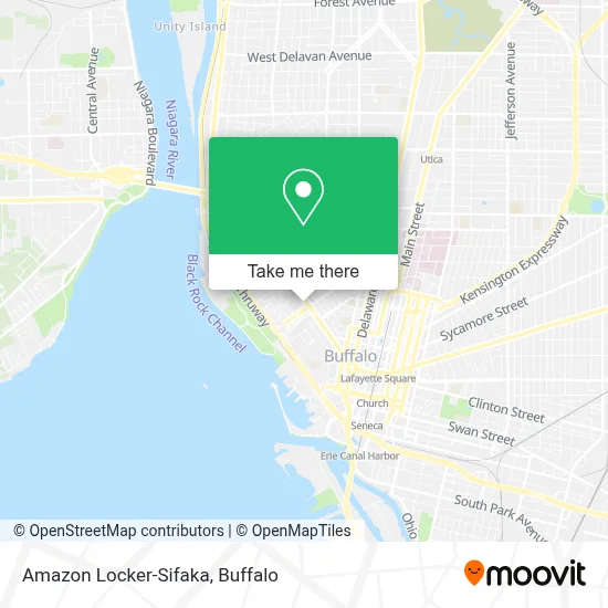 Amazon Locker-Sifaka map