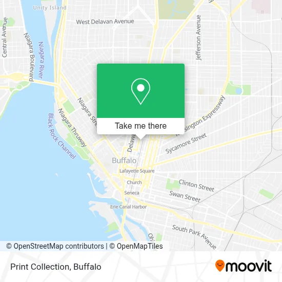 Print Collection map