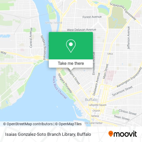 Mapa de Isaias Gonzalez-Soto Branch Library