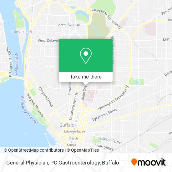 Mapa de General Physician, PC Gastroenterology