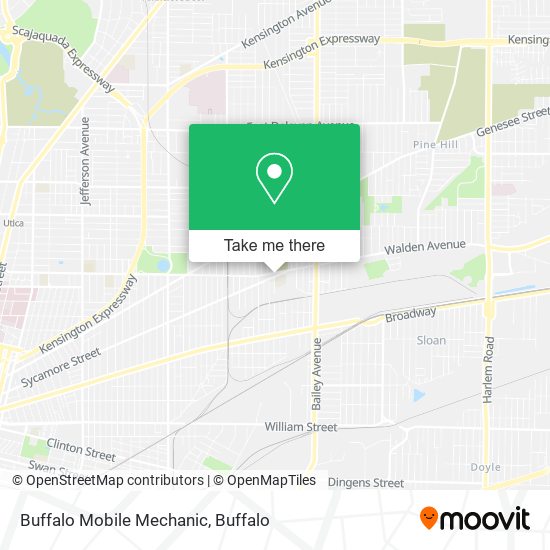 Buffalo Mobile Mechanic map