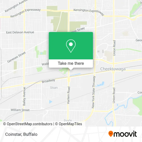 Coinstar map