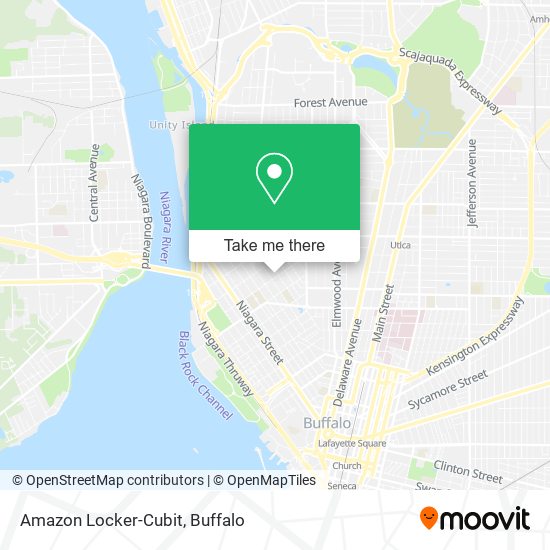 Amazon Locker-Cubit map