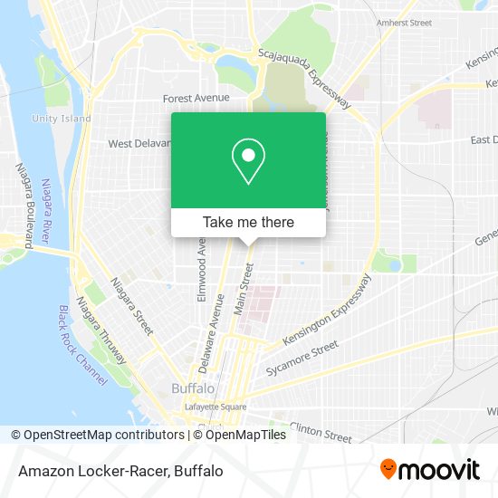 Mapa de Amazon Locker-Racer