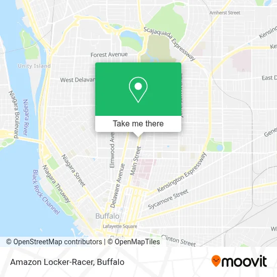 Amazon Locker-Racer map