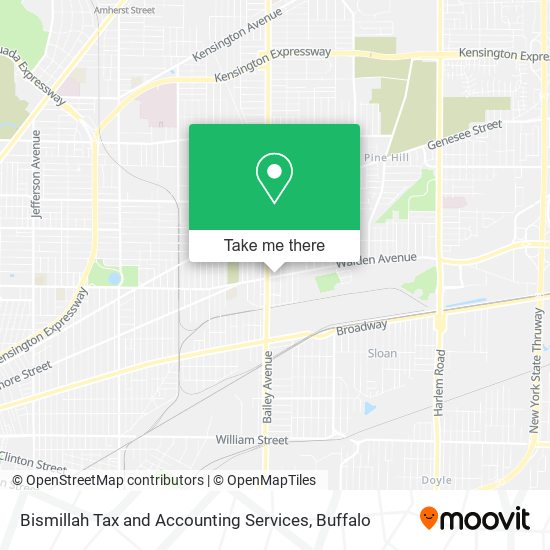 Bismillah Tax and Accounting Services map