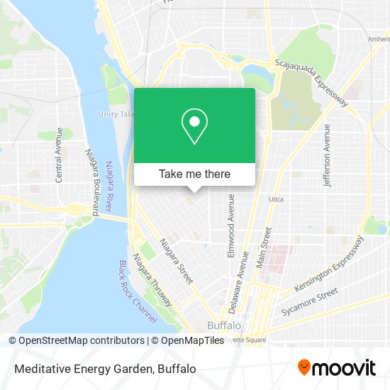 Meditative Energy Garden map