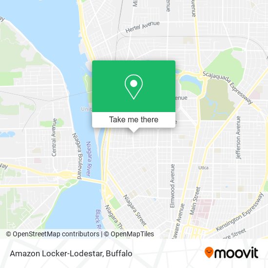 Mapa de Amazon Locker-Lodestar