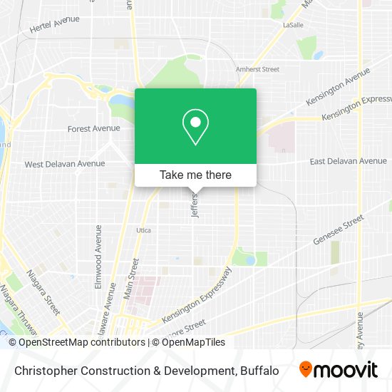 Christopher Construction & Development map