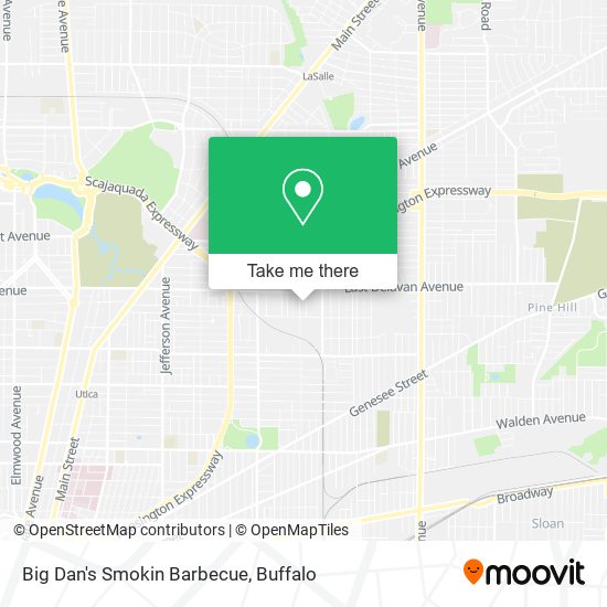 Big Dan's Smokin Barbecue map