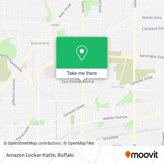 Mapa de Amazon Locker-Katlin