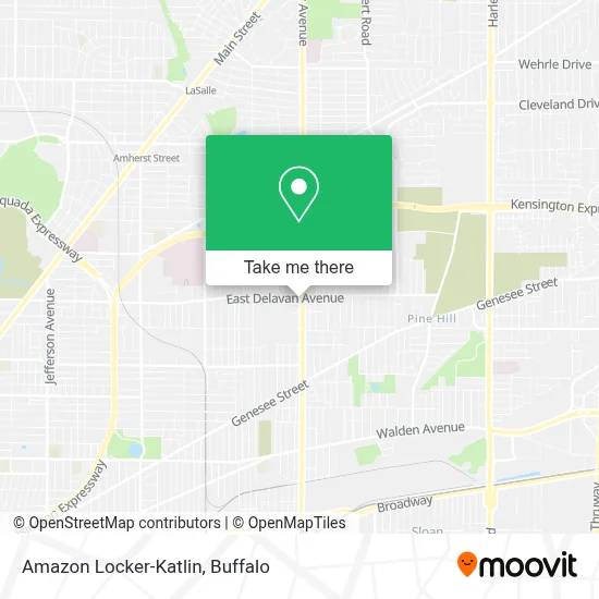 Amazon Locker-Katlin map