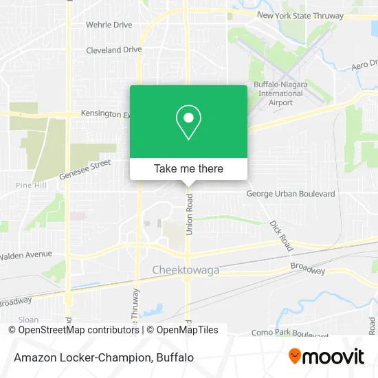 Amazon Locker-Champion map