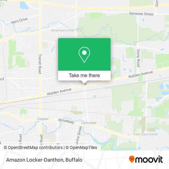 Mapa de Amazon Locker-Danthon