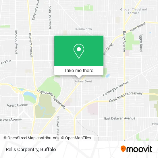 Rells Carpentry map