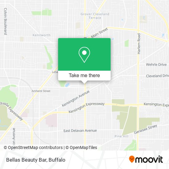 Mapa de Bellas Beauty Bar