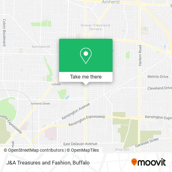 Mapa de J&A Treasures and Fashion