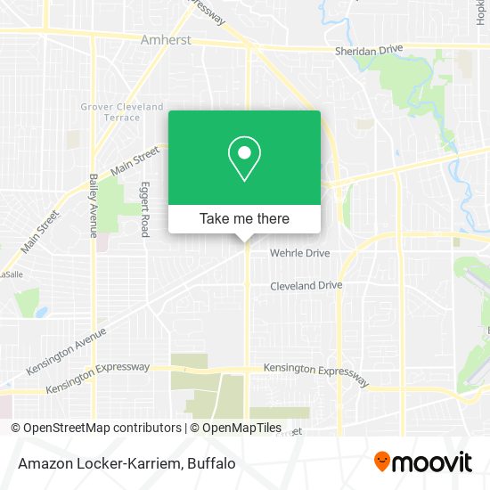 Amazon Locker-Karriem map