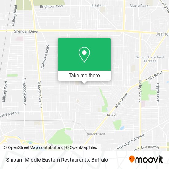 Shibam Middle Eastern Restaurants map