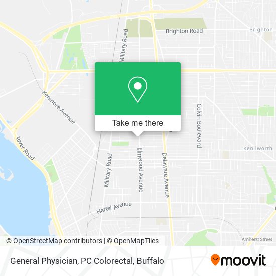 General Physician, PC Colorectal map