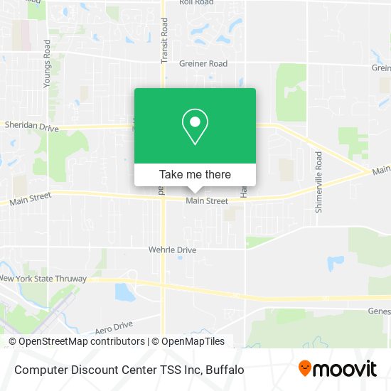 Computer Discount Center TSS Inc map