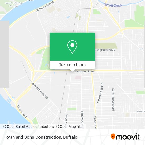 Ryan and Sons Construction map