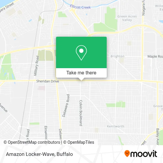 Amazon Locker-Wave map