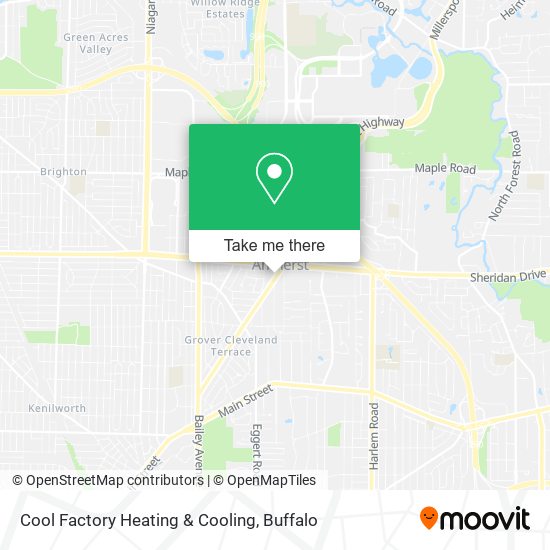 Cool Factory Heating & Cooling map