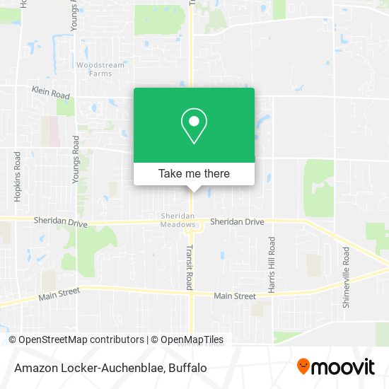 Amazon Locker-Auchenblae map