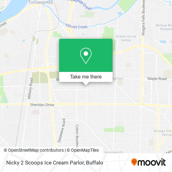 Mapa de Nicky 2 Scoops Ice Cream Parlor