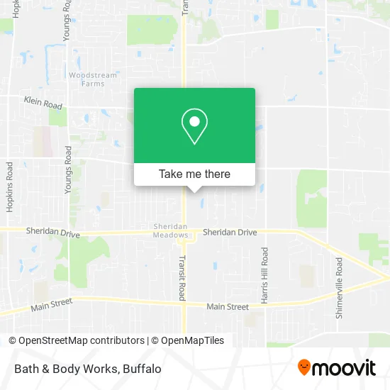 Bath & Body Works map