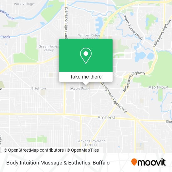 Mapa de Body Intuition Massage & Esthetics